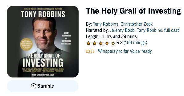 The holy grail of investing by tony robbins